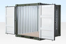 8ft One Trip Shipping Container Green (RAL 6007)