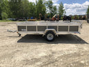 2022 Mission Trailers 6×12 Aluminum Open Utility w/Integrated Rear Ramp