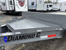 2024 Diamond C 8.5×20 20K Deckover Equipment Trailer w/ 72” Flip-Knee Ramps