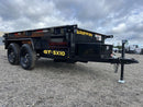 2024 Griffin Trailers 5×10 7K Powder Coated Dump w/Barn Door Gate