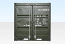 8ft One Trip Shipping Container Green (RAL 6007)