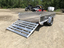 2022 Mission Trailers 6×12 Aluminum Open Utility w/Integrated Rear Ramp