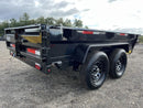 2024 Griffin Trailers 5×10 7K Powder Coated Dump w/Barn Door Gate