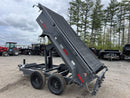 2024 RawMaxx 5X10 7K Powder Coated Dump Trailer w/Tarp Kit
