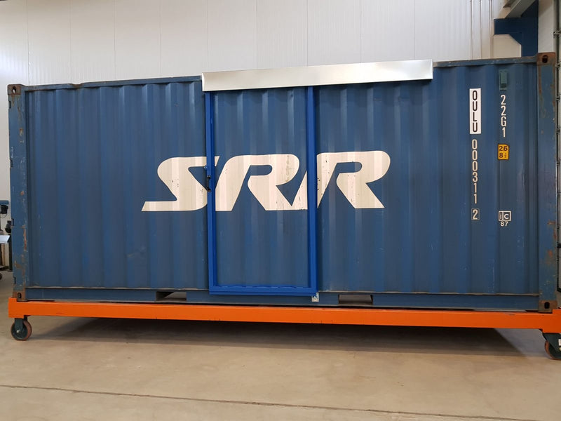 20ft Hi Cube Container (9′ 6″ high) suitable for IBC storage Sliding Door | 20ft High Cube Container for IBC Storage with Sliding Door