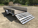 2022 Mission Trailers 6×12 Aluminum Open Utility w/Integrated Rear Ramp