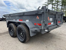 2024 RawMaxx 5X10 7K Powder Coated Dump Trailer w/Tarp Kit