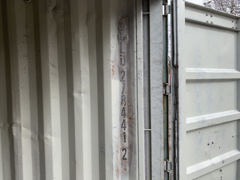 20′ x 8′ x 8.5′ Tall– **AS IS**Door Seals Show Light** Used Shipping / Storage Container – Green | Green Shipping Container