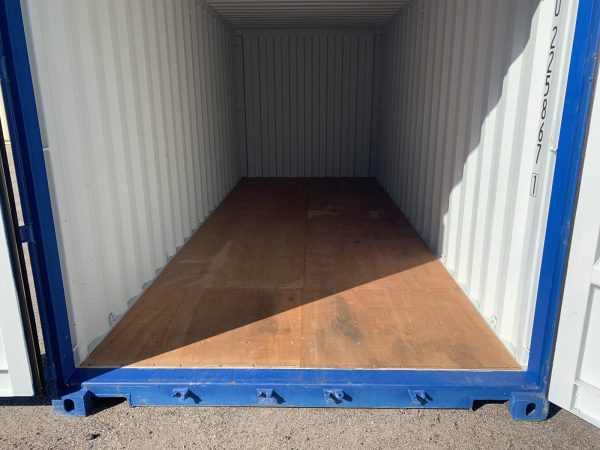 20′ x 8′ x 8.5′ Tall– New Shipping/Storage Container – Wind and Watertight – Blue | Blue Shipping Container