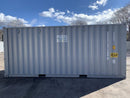 20′ x 8′ x 8.5′ Tall – New **Double Door**Shipping/Storage Container – Wind and Watertight–Gray | Double Door Gray Shipping Container