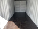 20′ x 8′ x 8.5′ Tall – New **Double Door**Shipping/Storage Container – Wind and Watertight–Gray | Double Door Gray Shipping Container