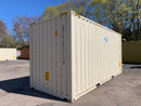 20′ x 8′ x 9.5′ Tall– New **High Cube** Shipping/Storage Container – Wind and Watertight – Beige | High Cube Beige Shipping Container