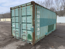20′ x 8′ x 8.5′ Tall– **AS IS**Door Seals Show Light** Used Shipping / Storage Container – Green | Green Shipping Container
