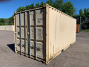 20′ x 8′ x 8.5′ Tall– Wind and Watertight **Off Rent** Used Shipping / Storage Container – Beige | Off Rent Shipping Container