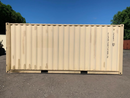 20′ x 8′ x 8.5′ Tall– Wind and Watertight **Off Rent** Used Shipping / Storage Container – Beige | Off Rent Shipping Container