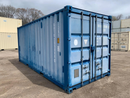 20′ x 8′ x 8.5′ Tall– Wind and Watertight **Off Rent** Used Shipping / Storage Container – Blue | Off Rent Blue Shipping Container