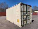 20′ x 8′ x 9.5′ Tall– New **High Cube** Shipping/Storage Container – Wind and Watertight – Beige | High Cube Beige Shipping Container